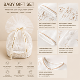 Unisex Newborn Baby Gift Hamper | 17-Piece Baby Gift Set | 100 Days/Full Moon (Nationwide Delivery)
