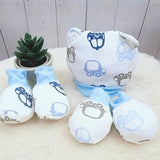 Angeliz Wishing Balloon Lucky Bunny Baby Hamper Set 11 Pcs-Blue (Klang Valley Delivery)