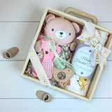 Angeliz Little Bear Snuggle Box Pink 8 pcs (Klang Valley Delivery Only)