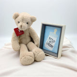 Angeliz Memory Swaddle Bear Baby Hamper Set 9 Pcs- Blue ( Klang Valley Delivery Only)