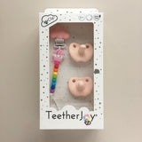 Baby Essentials Gift Set – Pacifiers & Clip, Food Feeder & Montessori Rattle Ball (Nationwide Delivery)