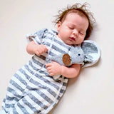 Angeliz Memory Swaddle Bear Baby Hamper Set 9 Pcs- Grey ( Nationwide Delivery)