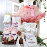 Angeliz Baby LED First Tutu Party Premium Cakebox Hamper Set 9 Pcs (Nationwide Delivery)