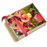 Fruity Pack – Fresh Fruits Tray with Daisies Flower (Klang Valley Delivery Only)