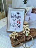 Angeliz Baby Welcome To The World Wooden Box Set- 9 Pcs Neutral (Klang Valley Delivery)