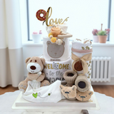 Angeliz Little Bear Blanket & Comforter Set 11pcs-Neutral (Nationwide Delivery)