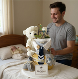 Angeliz Little Tuxedo Onesies Party Grow Premium Cakebox Hamper 12 Pcs (Klang Valley Delivery Only)