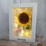 TTEEN GIFT Crochet Flower 3D Frame 编制花开业相框生日礼物送礼