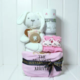 Angeliz Pa&Ma Bunny Toothbox Memory Basket 8pcs Set - Pink (Klang Valley Delivery Only)