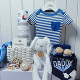 Angeliz Pa&Ma Bunny Toothbox Memory Basket 8pcs Set - Blue (Klang Valley Delivery)
