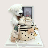 Angeliz Bear Friend Outing Baby Hamper Set 10 Pcs- Neutral(Klang Valley Delivery)