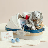 Angeliz Premium Baby Hamper Prince Crib 10pcs Set-Blue ( Nationwide Delivery)