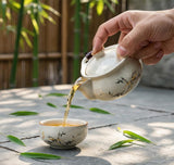 Sipping Serenity Tea Set (Dark Brown) Nationwide Delivery
