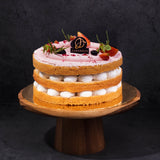 Strawberry Victoria Vegan Naked Cake (Klang Valley Delivery Only)