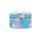 BDARI Tiffin Carrier - Blue Patchwork (Nationwide Delivery)