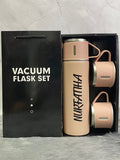 500ml Vacuum Flask Set 304 Stainless Steel Thermos Flask Bottle Cup Gift Set (Klang Valley Delivery)