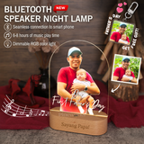 Arch Bluetooth Speaker Maple Wooden RGB LED Night Lamp (Full Color) - Father's Day Flowers & Gifts 2026
