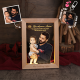 Personalized Maple Wood Photo Printing Frame Night Light (Nationwide Delivery) - Father's Day Flowers & Gifts 2026