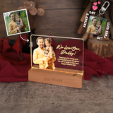 Personalised LED Acrylic Night Light With Photo Engraving (Full Color) (Nationwide Delivery) - Father's Day Flowers & Gifts 2026