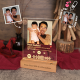 Personalised Wireless Spotify Maple Wooden Full Color LED Night Lamp - Father's Day Flowers & Gifts 2026