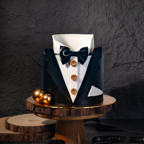 Tuxedo Theme Cake - Father's Day Flowers & Gifts 2026