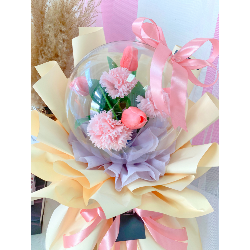 Butterfly Design Artificial Soap Flower Bouquet (Penang Delivery Only