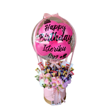 Mix Chocolate Box with Bobo Balloons (Kelantan Delivery Only)