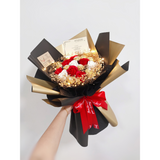 9 Soap Roses with 8 Ferrero Rocher (Ipoh Delivery Only)