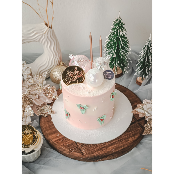 Christmas 2023 | Snowy Pinkmas Cake (Klang Valley Delivery) | Giftr ...