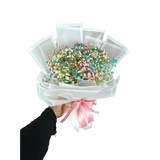 Rainbow Baby Breath Flower Bouquet (Kelantan Delivery Only)