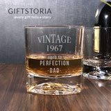 Personalized Vintage Crystal Rock Glass (6-8 working days)