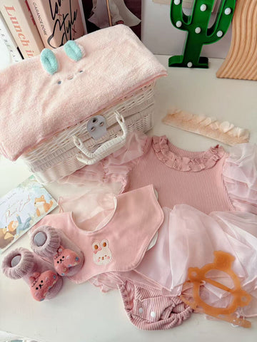 Rosy Tulle | Newborn Baby Gift Set (Penang Delivery Only)