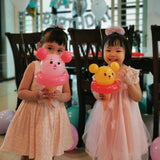 Balloon Ice Cream Cone | Pooh Bear & Friend (Klang Valley Delivery)