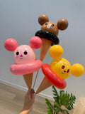 Balloon Ice Cream Cone | Pooh Bear & Friend (Klang Valley Delivery)