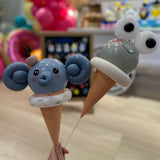 Balloon Ice Cream Cone | Pooh Bear & Friend (Klang Valley Delivery)