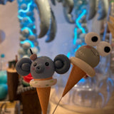 Balloon Ice Cream Cone | Pooh Bear & Friend (Klang Valley Delivery)