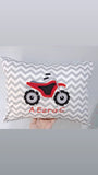 Personalised Pillow - Motorbike