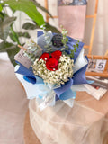3 stalks red roses (Kuantan Delivery Only)