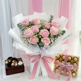 Flower Bouquet, Chocolate & Cake (Penang Delivery Only)