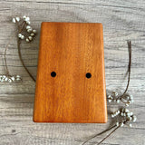 Personalised Kalimba 17 Keys Thumb Piano Set Solid Mahogany Wood Gear Design (Resonant Box) | Nationwide Delivery