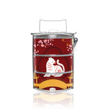 BDARI Tiffin Carrier - Zodiac Garden - Tiger (Nationwide Delivery)
