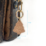 Christmas Mini Leather Bag Charm / Key Holder (2pcs Set) - Christmas 2024