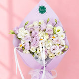 [NEW MEDIUM SIZE] [Purple] Delina Flower Bouquet (Fresh Flower)