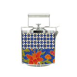 BDARI Tiffin Carrier - Orange Batik Flower (Nationwide Delivery)