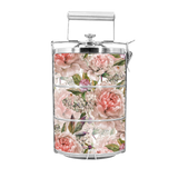 BDARI Tiffin Carrier - Rose Bloom (Nationwide Delivery)