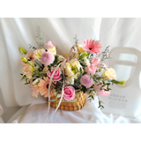 Fresh Flower Basket (Pastel) (Negeri Sembilan Delivery Only)