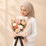 520 Elegant Pastel Carnation Bouquet (Klang Valley Delivery Only)