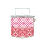 BDARI Tiffin Carrier - Pink White Batik (Nationwide Delivery)