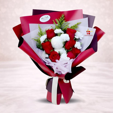 Hearts Flower Bouquet - Valentine's Day Flowers & Gifts 2026