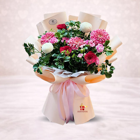 Rosabell Charm Bouquet (Klang Valley Delivery) - Valentine's Day Flowers & Gifts 2026